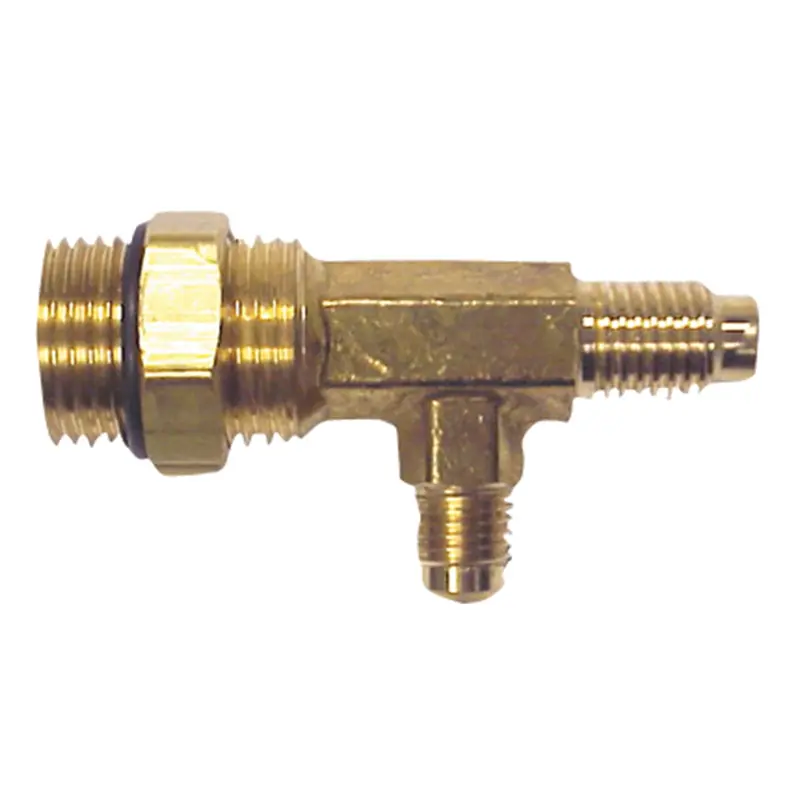 Optional Vacuum Pump Combination Inlet Tee Fittings, R-12/R-134A Rob15495 Robinair 1