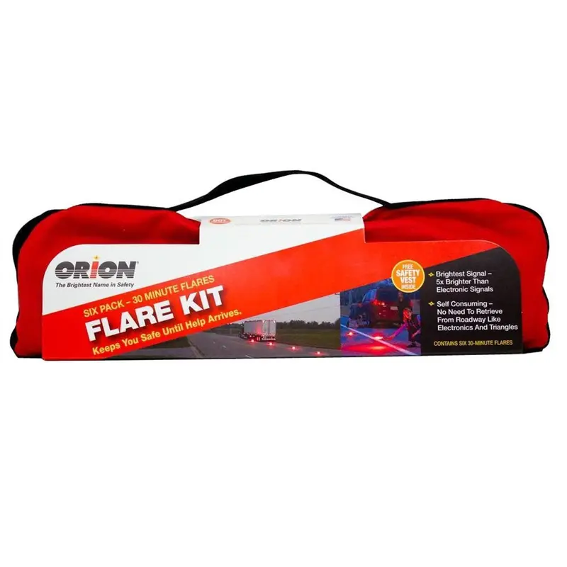 Orion 6-Pack Emergency Road Flares W/ 30-Minute Burn Osp6030 Orion Safety Products 1