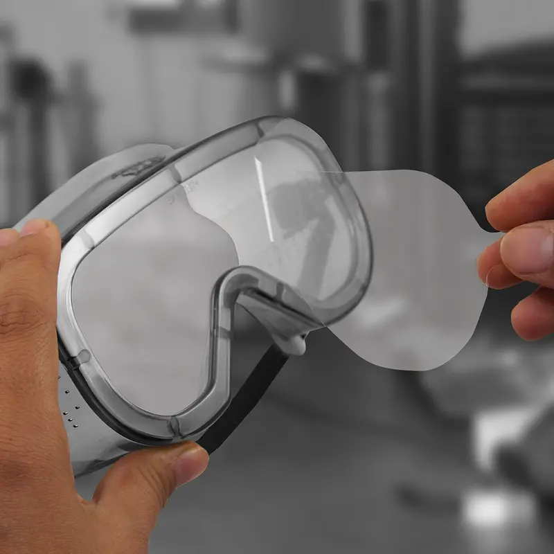 Pack Of 10 Peel-Off Lens Covers For Overspray Goggles 5110 Sas5111 Sas Safety 1
