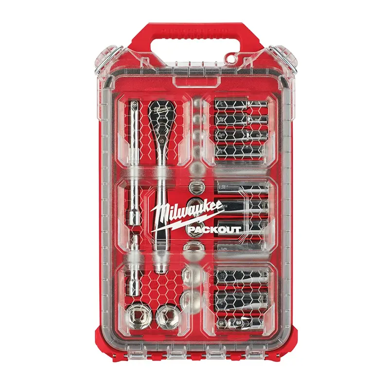 Packout Tray For 3/8" Dr 28 Pc. Sae Ratchet And Socket Set Mlw48-22-9481 Milwaukee Tool 1