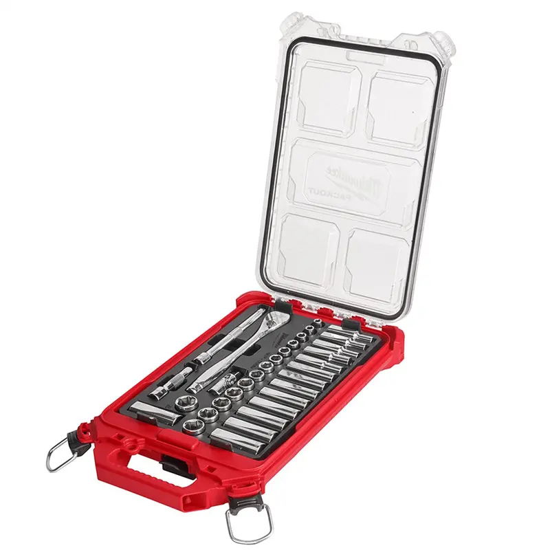 Packout Tray For 3/8" Drive 32 Pc. Metric Ratchet And Socket Set Mlw48-22-9482 Milwaukee Tool 1