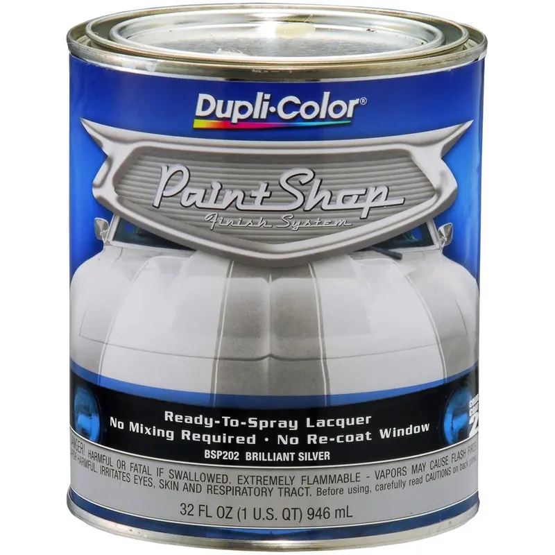 Paint Shop Finish System Brilliant Silver 32 Oz. Quart Dupbsp202 Krylon 1