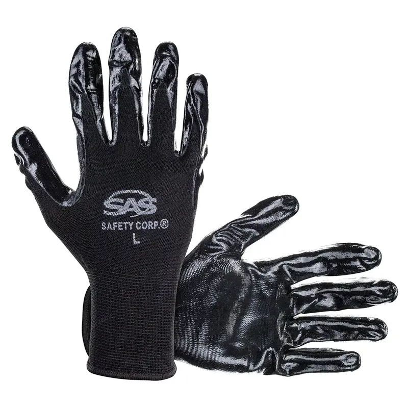 Pawz Nitrile Coated Palm Gloves, M (1 Pr.) Sas640-1908 Sas Safety 1