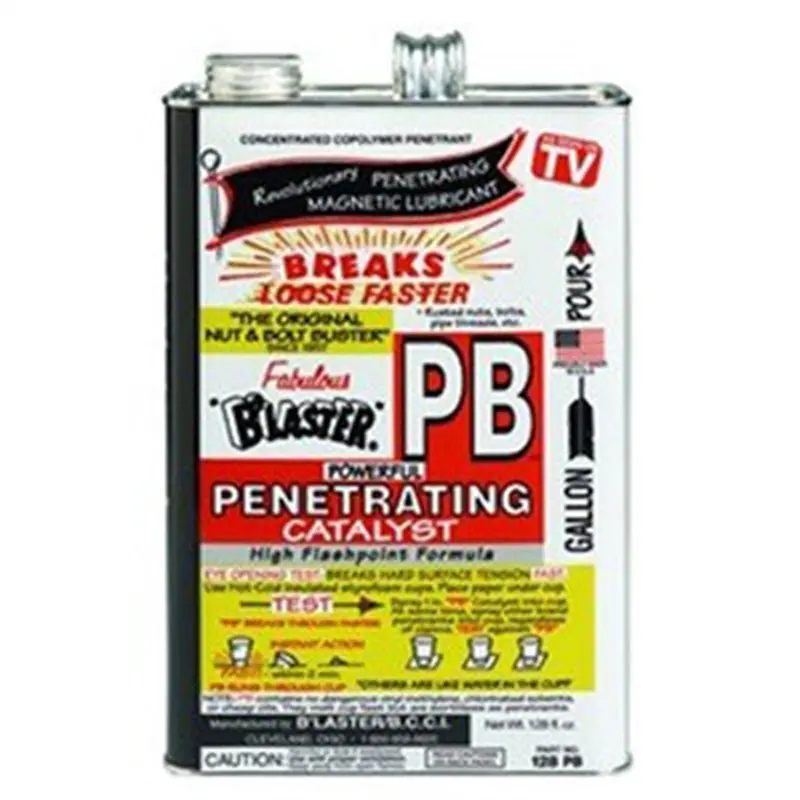 Penetrating Oil Catalyst And Non-Evaporating Lubricant, Breaks Free Rusted Joints, 1 Gal, Case Of 4 Blp128pb-4 Blaster Products 1