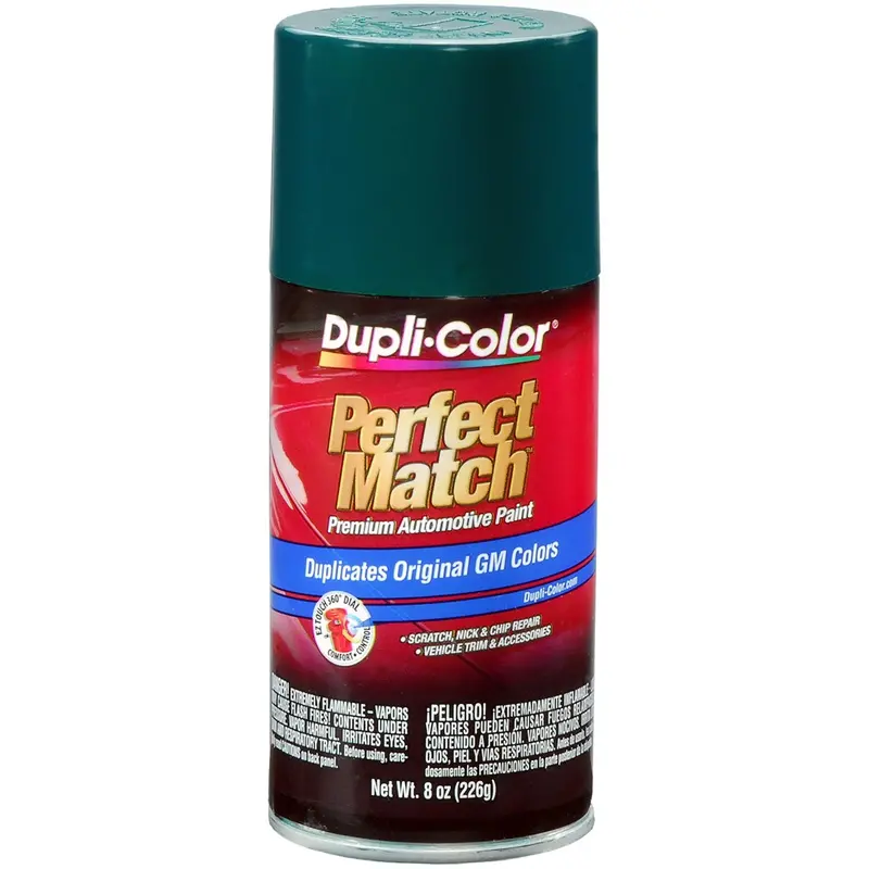 Perfect Match Automotive Paint, Gm Dark Green, 8 Oz Aerosol Can Dupbgm0517 Krylon 1