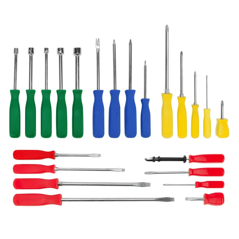 Performance Tool 22-Piece Screwdriver Set With Slotted, Phillips, Torx, Nut Drivers And Tack Puller In Tray Wlmw80022 Wilmar Corp. / Performance Tool 1