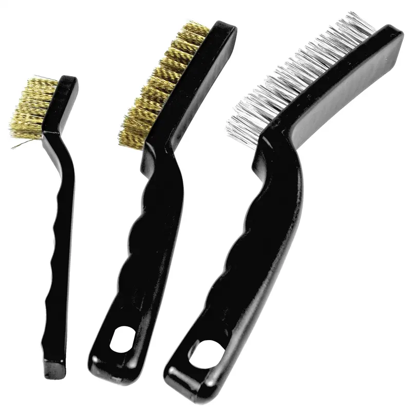 Performance Tool 3-Piece Brass And Stainless Steel Wire Brush Set Wlmw1149 Wilmar Corp. / Performance Tool 1