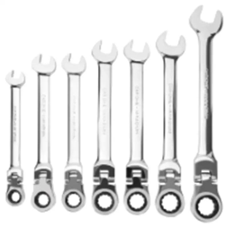 Performance Tool 7-Piece Fractional Sae Flex Head Ratcheting Wrench Set Wlmw30636 Wilmar Corp. / Performance Tool 1