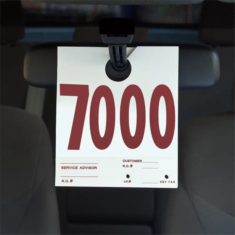 Petoskey Plastics 7,000-7,999 Dispatch Numbers, Dual Sided Heavy Cardstock Petfb-P9933-57 Petoskey Plastics 1