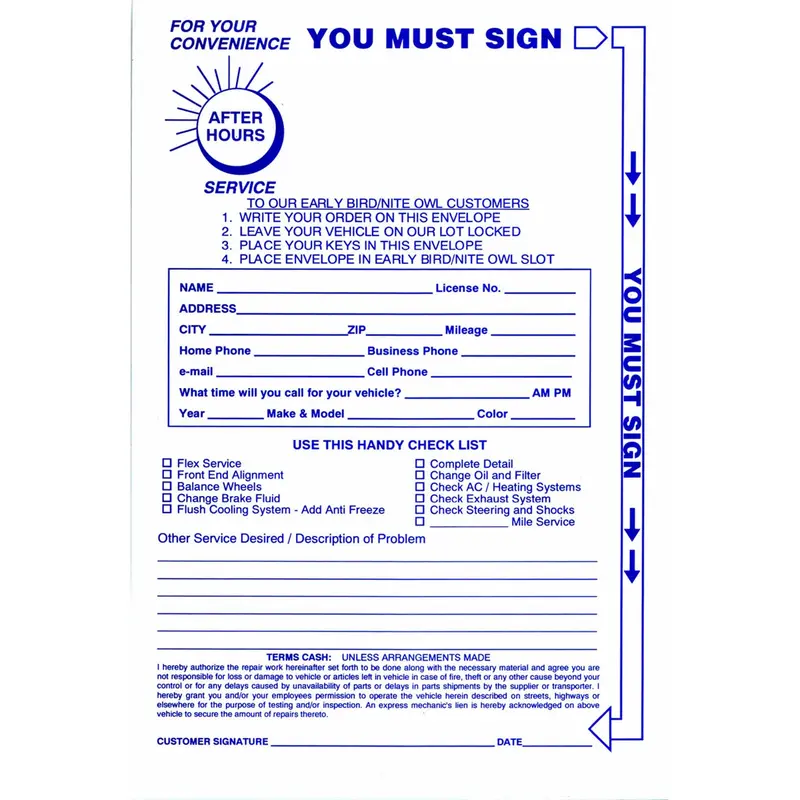 Petoskey Plastics Envelopes For Key Drop Box Petfb-P9833-48 Petoskey Plastics 1