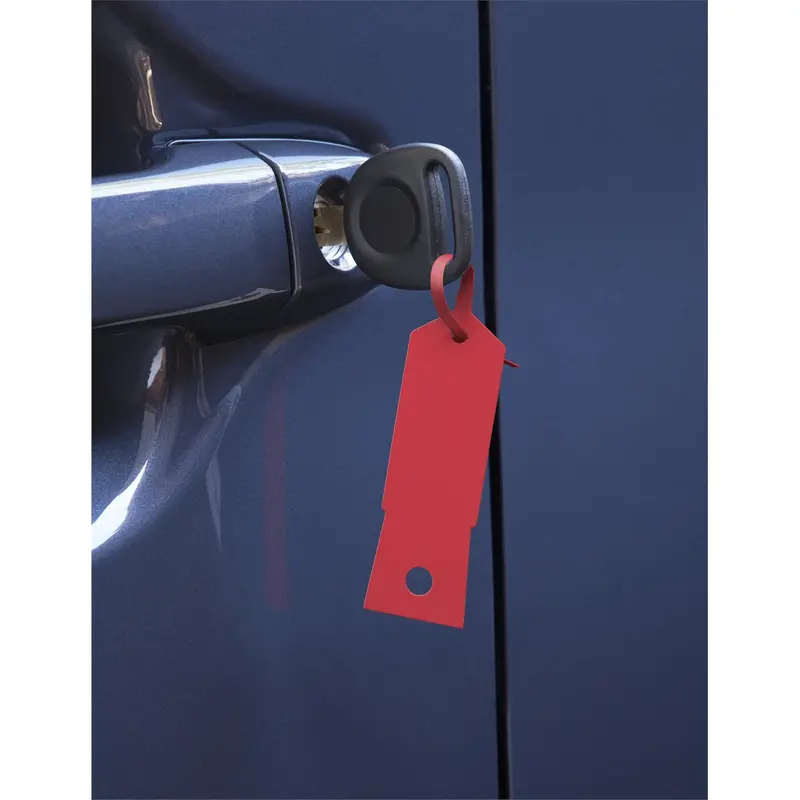 Petoskey Plastics Key Tags, Red (Pack Of 1000) Petfb-P9933-99 Petoskey Plastics 1