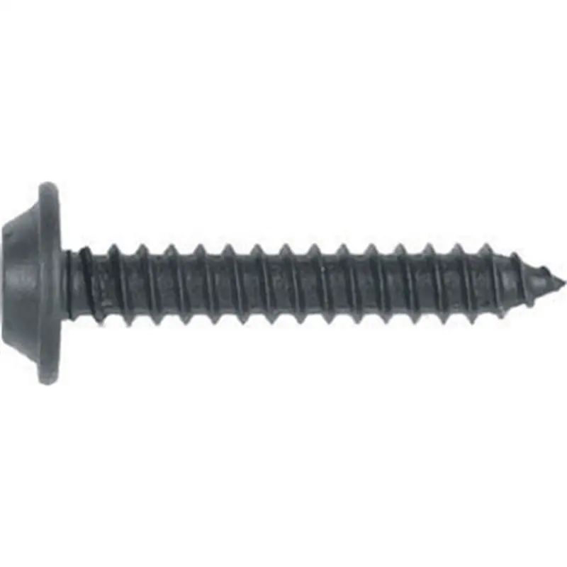 Philips Flat Top Washer Head Black Trim Screw, Screw Size: 8 X 5/8", 13/32 O.D. Washer, Qty: 100 Abd6393b Auto Body Doctor 1