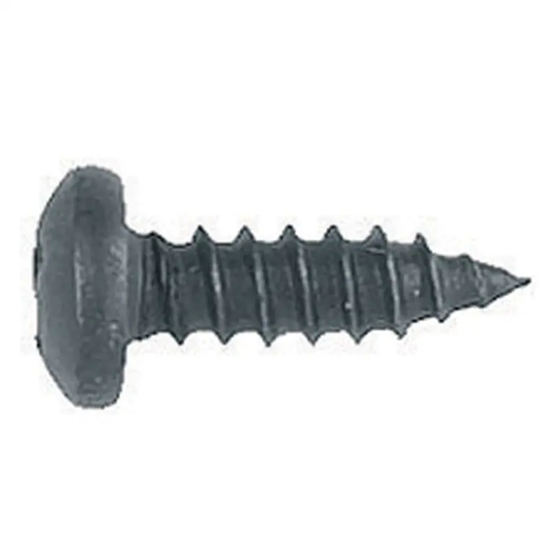 Phillips Oval Pan Head Sheet Metal Screws Size: 8 X 1", Finish: Black, Qty: 10 Abd6324rx Auto Body Doctor 1