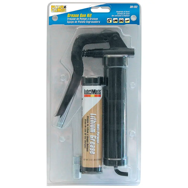 Pistol Style Grease Gun Kit With 3-1/2" Ext And 3 Oz Cart Plw30-132 Plews Edelmann 1