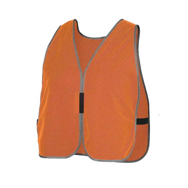 Plain Mesh Safety Vest - Hi-Vis Yellow/Green - One Size Fits Most Srwv1030860u-Os Surewerx Usa 1