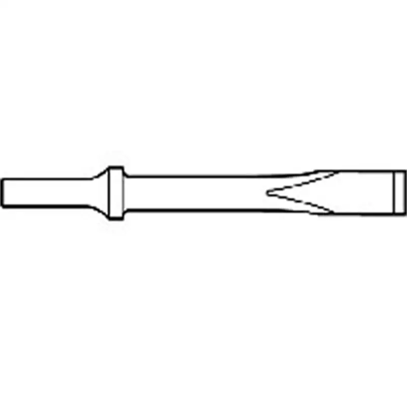 Pneumatic Bit, Rivet Cutter, .498 Shank Turn Type, 5/8" Wide Blade, Length 5-3/4" Ajxa962 Ajax Tool Works 1