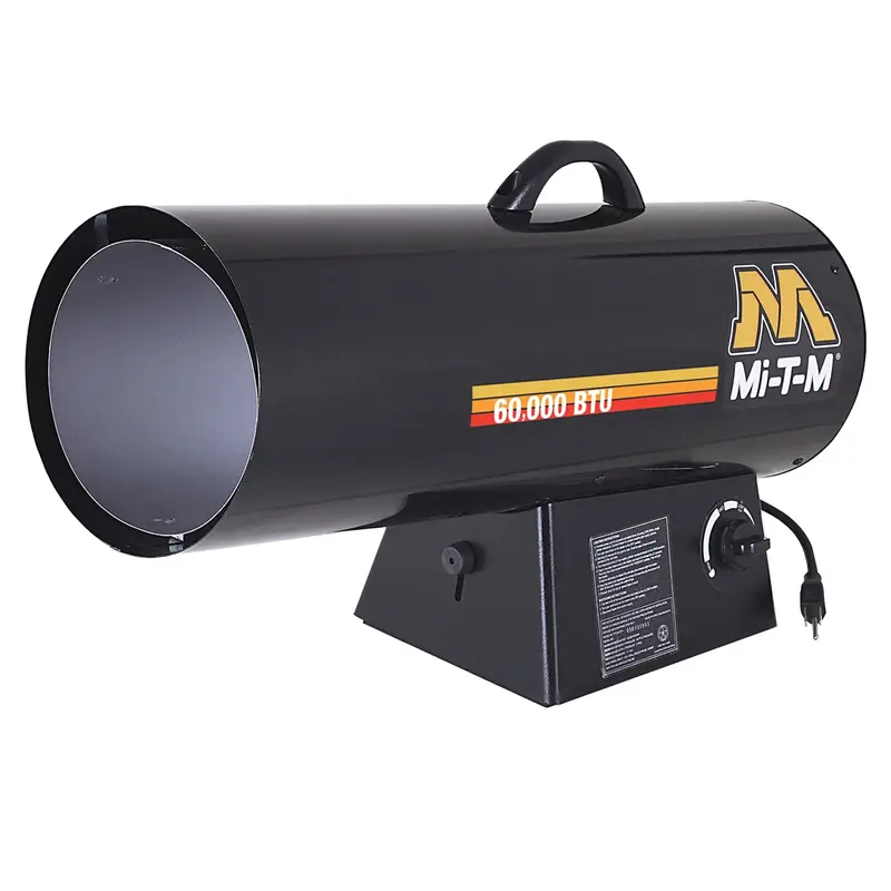 Portable Heaters Propane Forced Air, 60,000 Btus Mtmmh-0060-Lm10 Mi-T-M 1