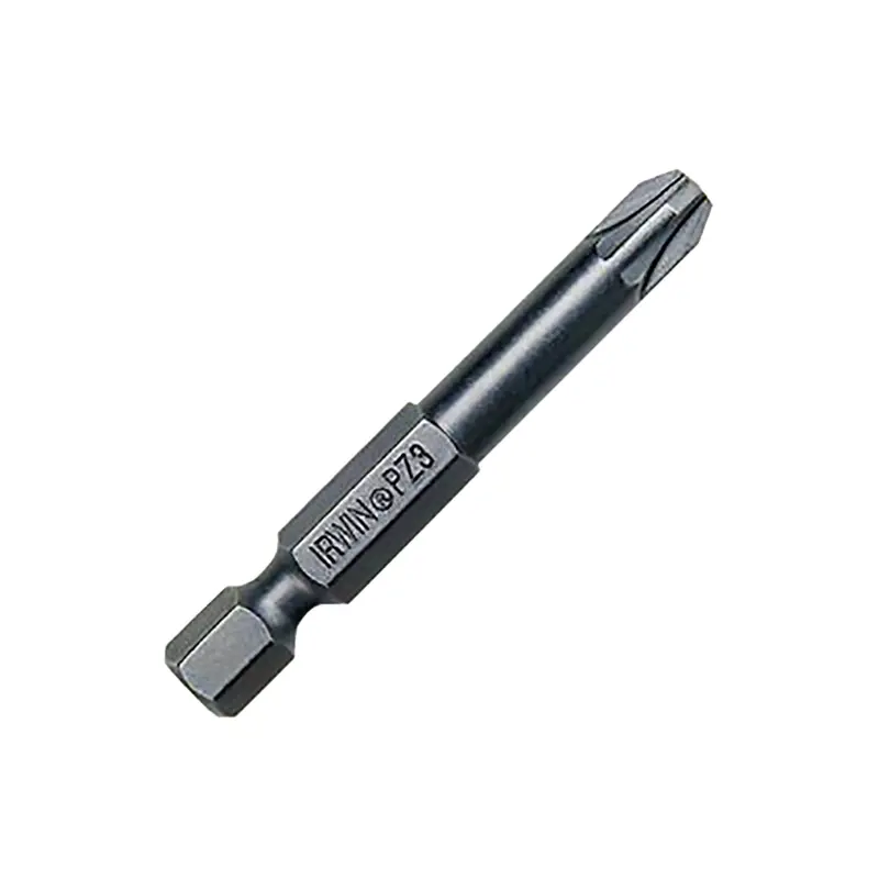 Power Bit, No. 1 Pozidriv, 1/4 In. Hex Shank With Groove, 2 In. Long (Bulk) Han93073 Hanson 1