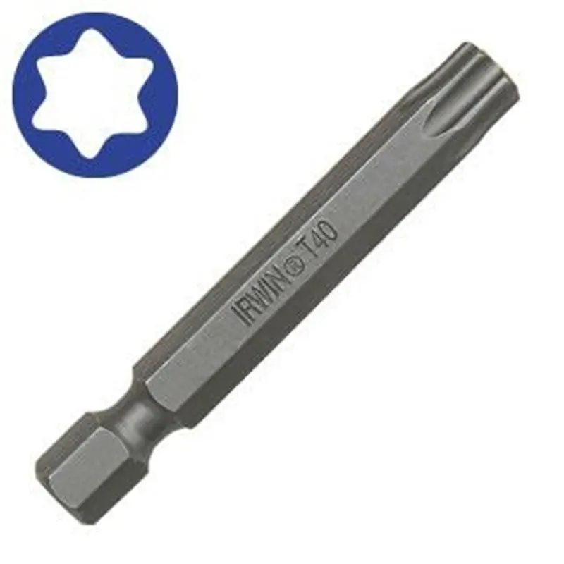 Power Bit, T15 Torx, 1/4 In. Hex Shank With Groove, 2 In. Long (Bulk) Irwiwaf22tx15b5 Irwin Industrial 1