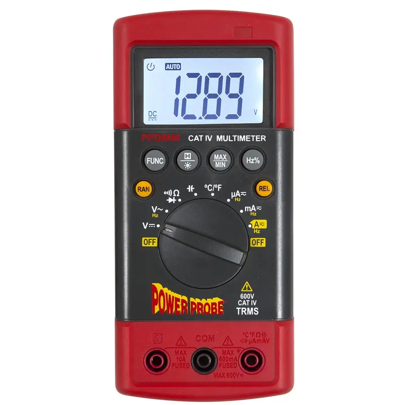 Power Probe Tek Cat-Iv 600V Rugged Digital Multimeter Pprppdmm Power Probe Tek 1