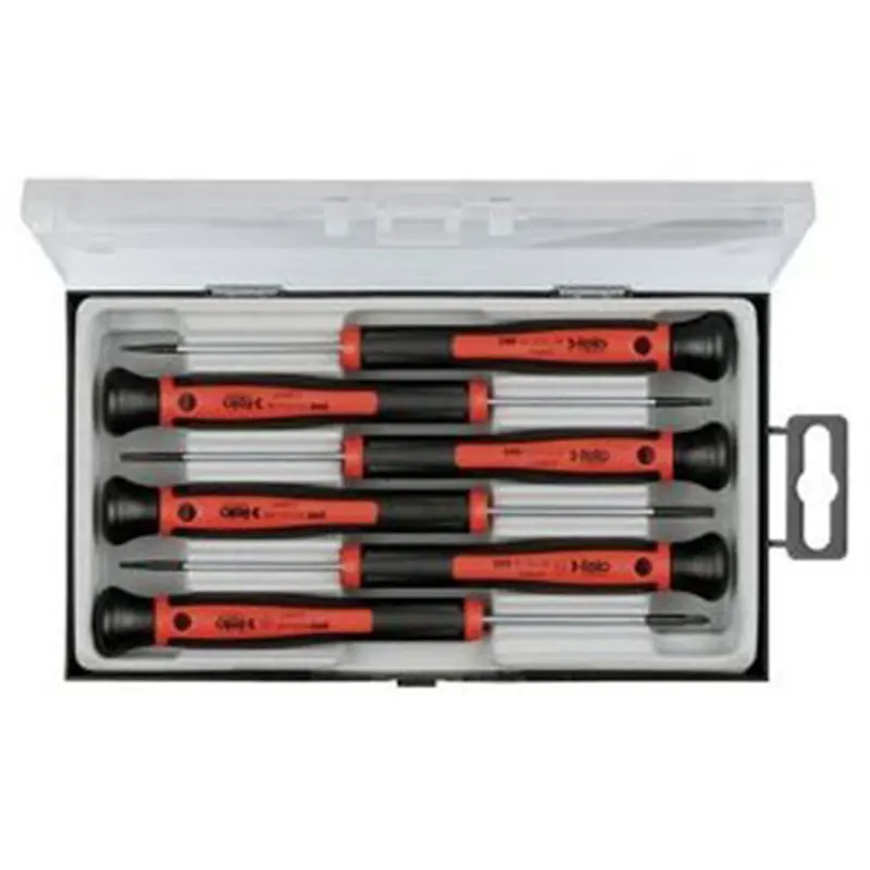 Precision Screwdriver Set, 6 Piece, 1/16", 5/64", 3/32", 1/8" Slotted, #00, #0 Phillips, In Case Bnd31844 Bondhus Corp. 1