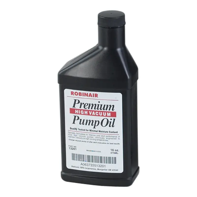 Premium High Vacuum Pump Oil - 16 Oz. Case Of 12 Rob13119 Robinair 1