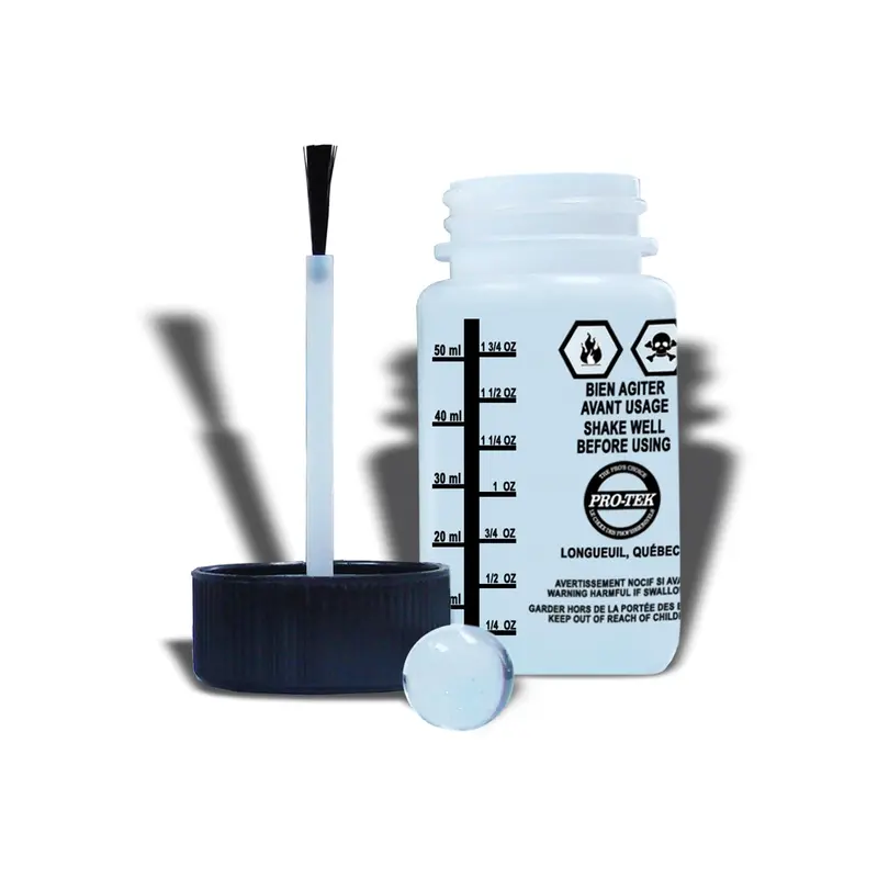 Pro-Tek Brush In Cap Plastic Bottles With Mixing Ball Inside For Touch-Up Paint Applicator (Box Of 100) Ptkbt-1 Pro-Tek 1