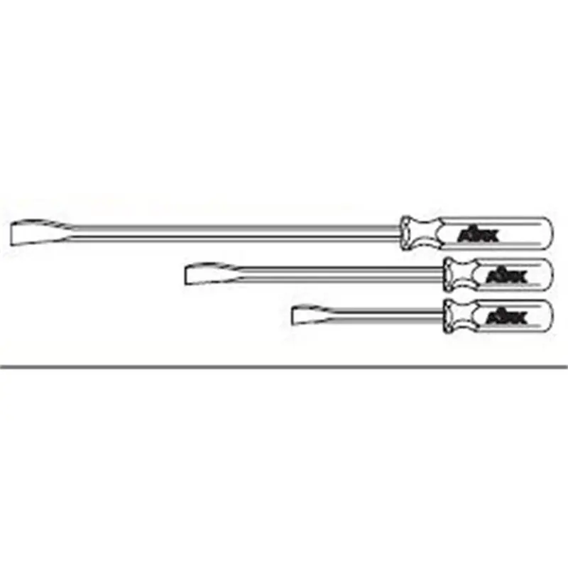 Pry Bar Set With Handles 3 Pieces Contains 12 Inch, 17 Inch And 25 Inch Ajxa675-Sp Ajax Tool Works 1