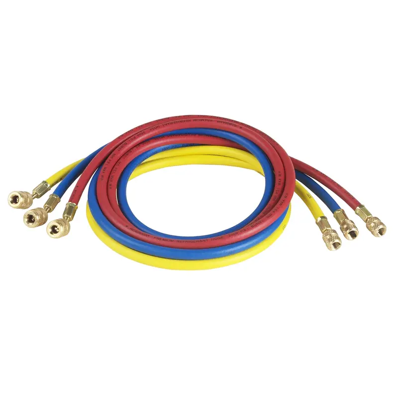 R-12 Hose Set With Quick Seal Fittings Rob39072a Robinair 1