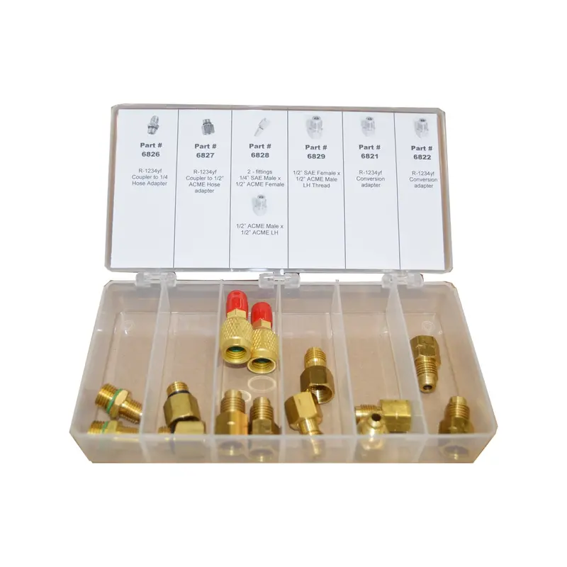 R1234yf Adapter Assortment Fjc6072yf Fjc, Inc. 1