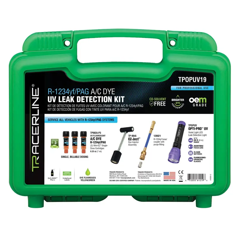 R1234yf/Pag A/C Dye Uv Leak Detection Kit Tratpopuv19 Tracer Products 1