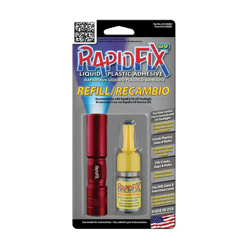 Rapidfix Uv Liquid Plastic Adhesive Rfx6121830es Rapidfix 1