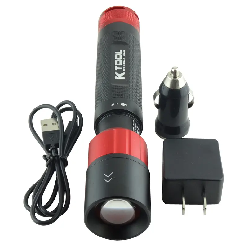 Rechgargable 250 Lumen Flashlight Cree Led Xpg Kti73368 K Tool International 1
