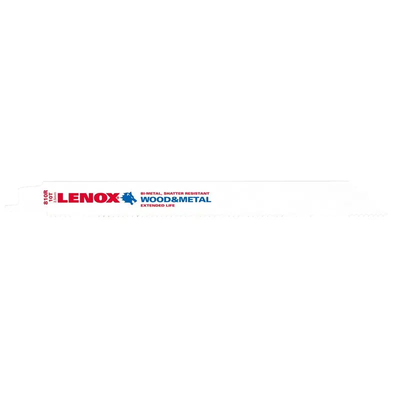 Reciprocating Saw Blades, 810R, Bi-Metal, 8 In. Long (5-Pack) Lex20580 Irwin 1