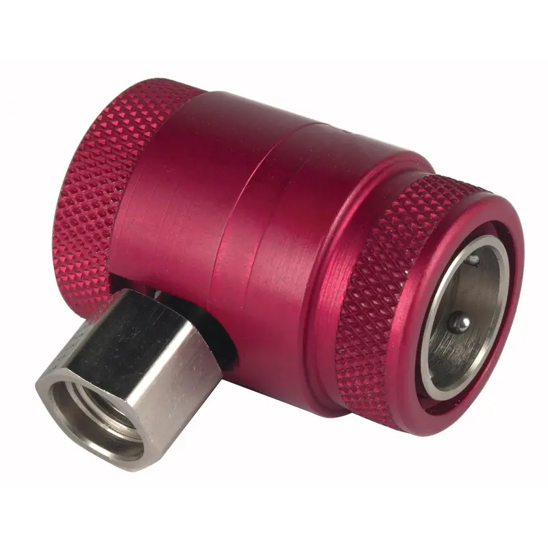Red High-Side Service Coupler For Ac1234-6 Rob18123 Robinair 1