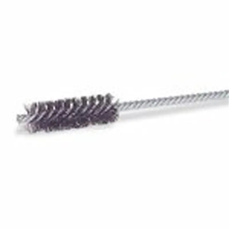 Round Power Tube Brush, 3/4" Diameter, .0104 Wire Size, 5-1/2" Long, Double Stem And Double Spiral Wei21111 Weiler 1
