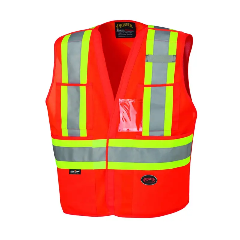 Safety Tear-Away Vest - Hi-Vis Orange - Size S/M Srwv1020951u-Sm Surewerx Usa 1