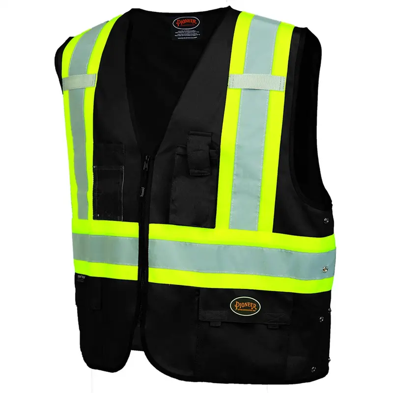 Safety Vest - Black - Size 2Xl/3Xl Srwv1021571u-23Xl Surewerx Usa 1