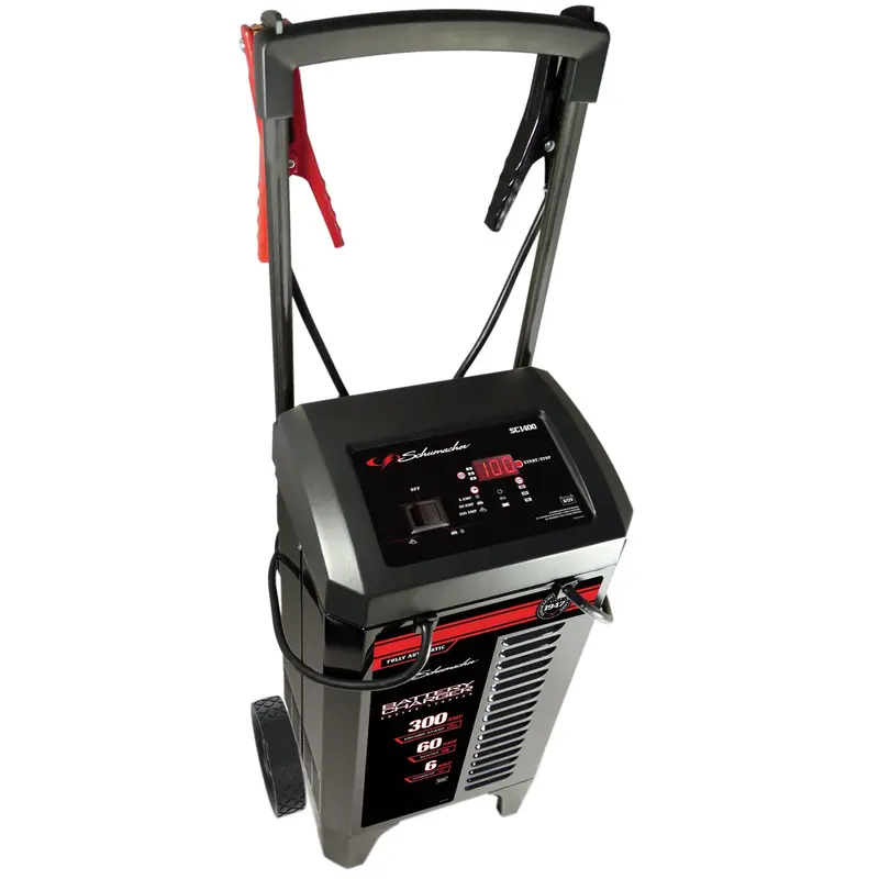 Schumacher 6V/12V 300A Wheel Battery Charger/Engine Starter Scusc1400 Schumacher Electric 1