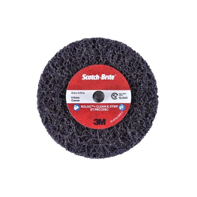 Scotch-Brite Roloc + Clean And Strip Xt Pro Disc, Tr+, 4 In X 1/2 In, S Xcs, 10 Per Case Mmm21552 3M 1