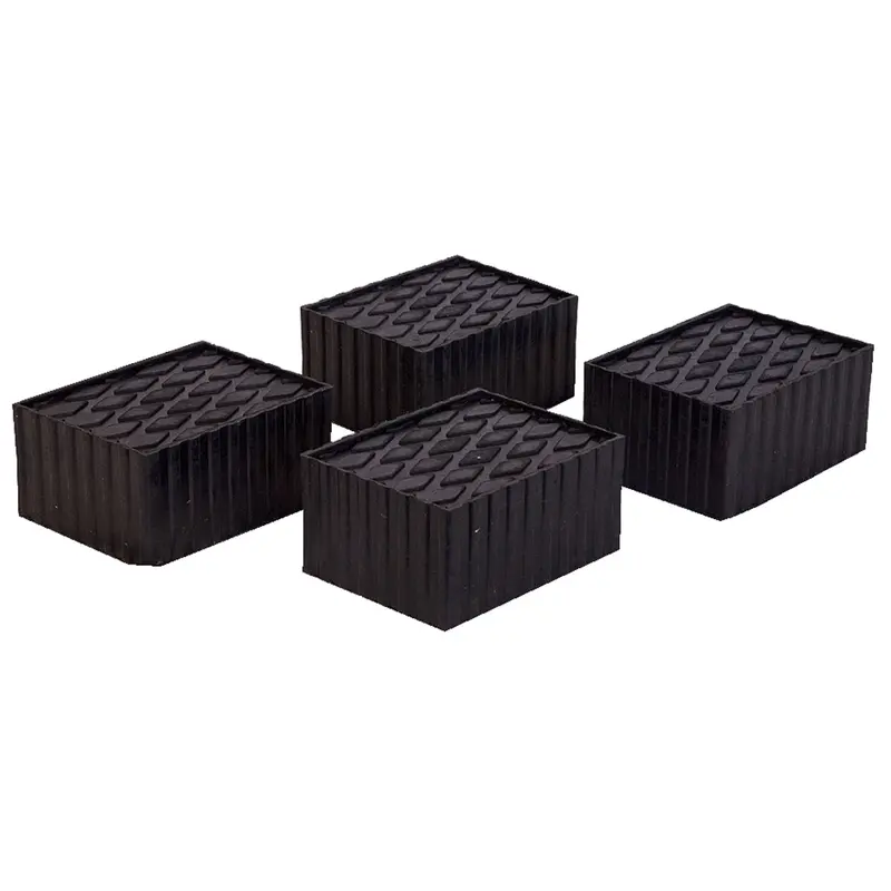 Set Of Four 3" Tall Flat Polymer Adapters Rotfj2440 Rotary 1