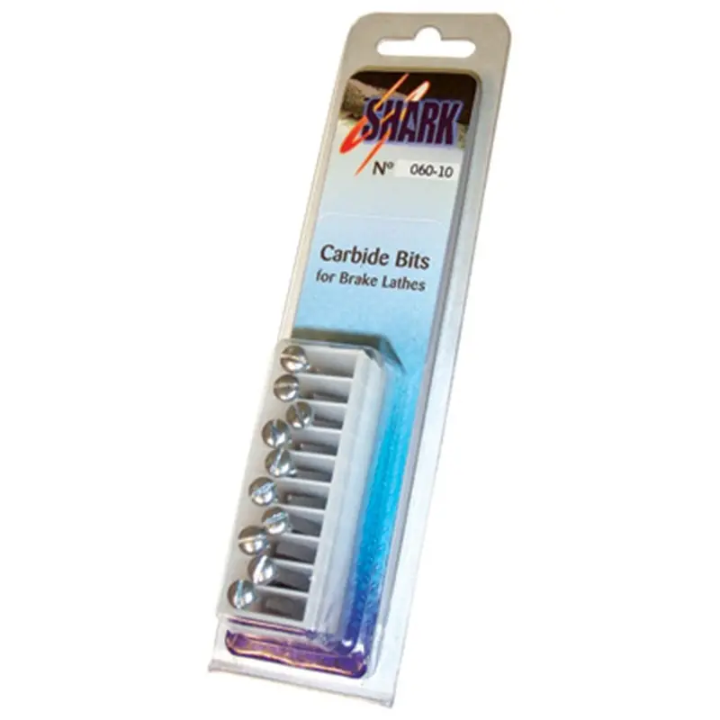 Shark 060-10 Accu-Turn Style Carbide Inserts For Accu-Turn Brake Lathes (Pack Of 10) Srk060-10 Shark Industries 1