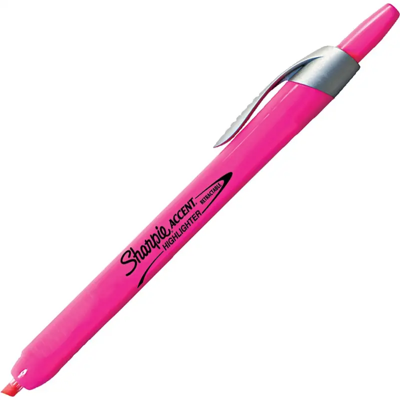 Sharpie Accent Pen-Style Retractable Highlighter, Pink Shp28029 Sharpie 1