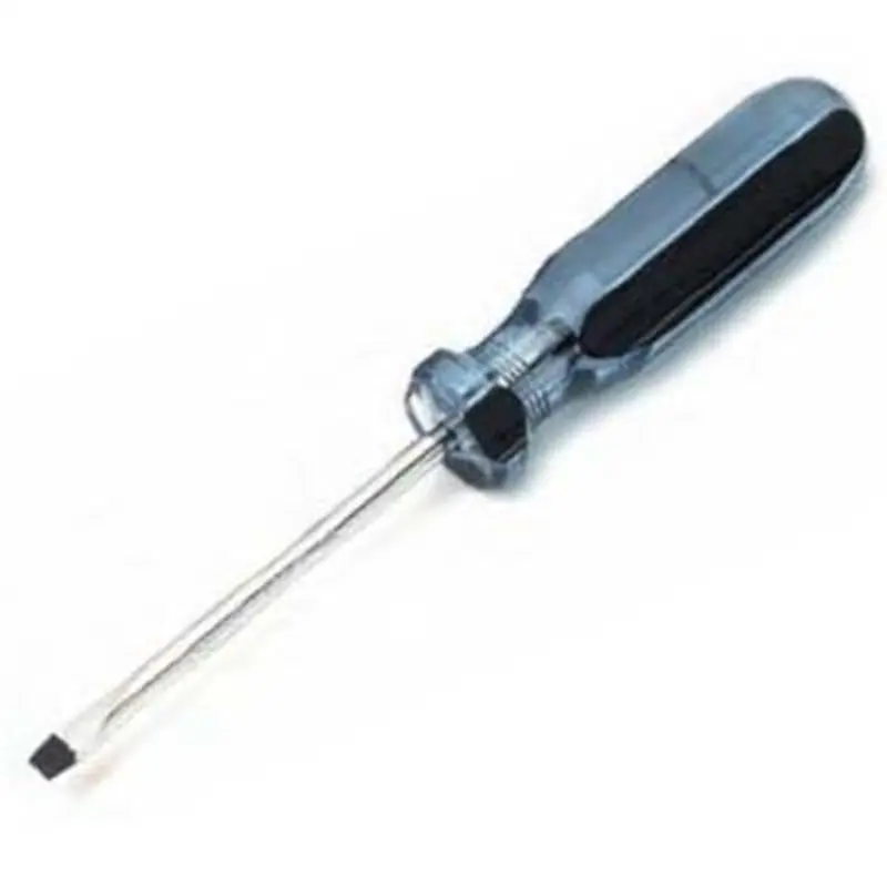 Slotted Screwdriver, 3/16" Tip, With 6" Shaft, Clear Handle Wlmw30987 Wilmar Corp. / Performance Tool 1