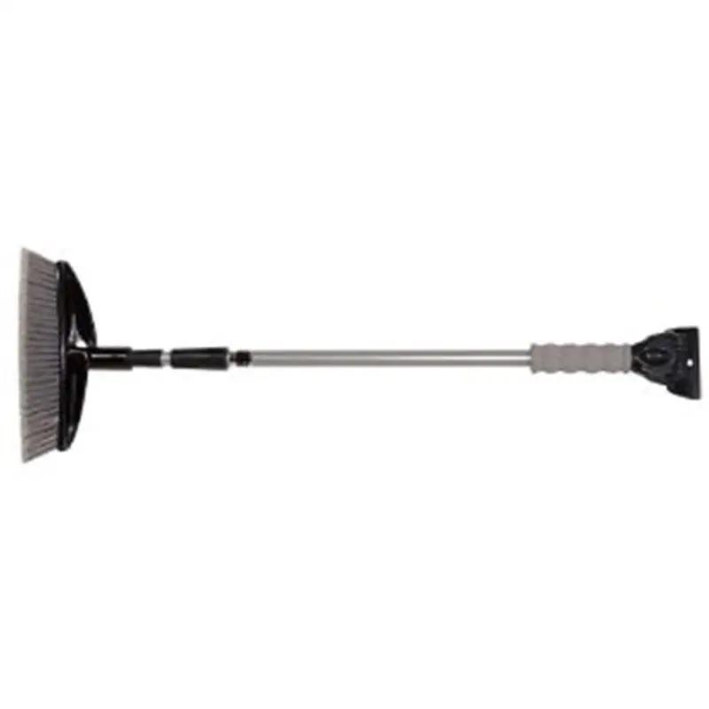 Snow Broom, 12 In. Wide Swivel Head, Handle Extends To 54 In., Ice Scraper On Opposite End Hpk17311 United Marketing Inc. 1