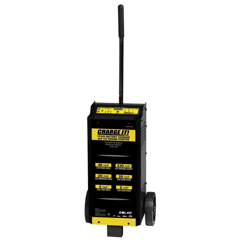 Solar Charge It! 12/24V Wheel Battery Charger; 40/20/2/230A Sol4745 Clore Automotive 1