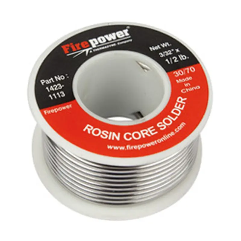 Solder, Rosin Flux Core, 30/70, 3/32" X 1/2 Lb Fpw1423-1113 Firepower 1