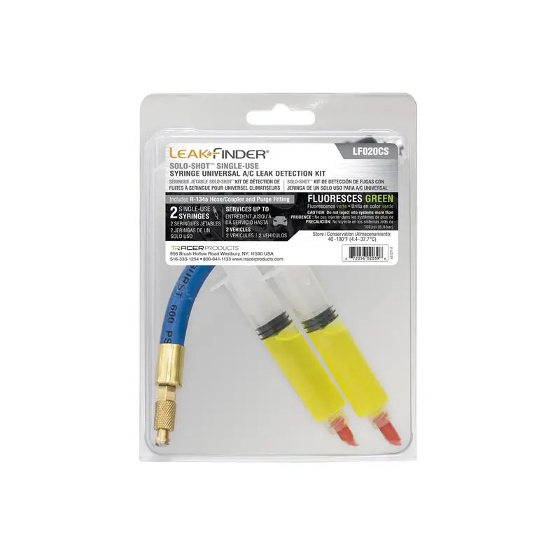 Solo-Shot Universal A/C Leak Detection Kit Tralf020cs Tracer Products 1