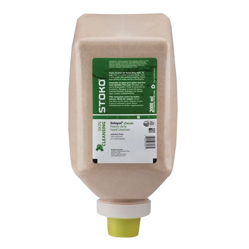 Solopol Softbottle 2000Ml Heavy Duty Skin Cleansing Refill (Pack Of 6) Stk983187-06 Stoko 1