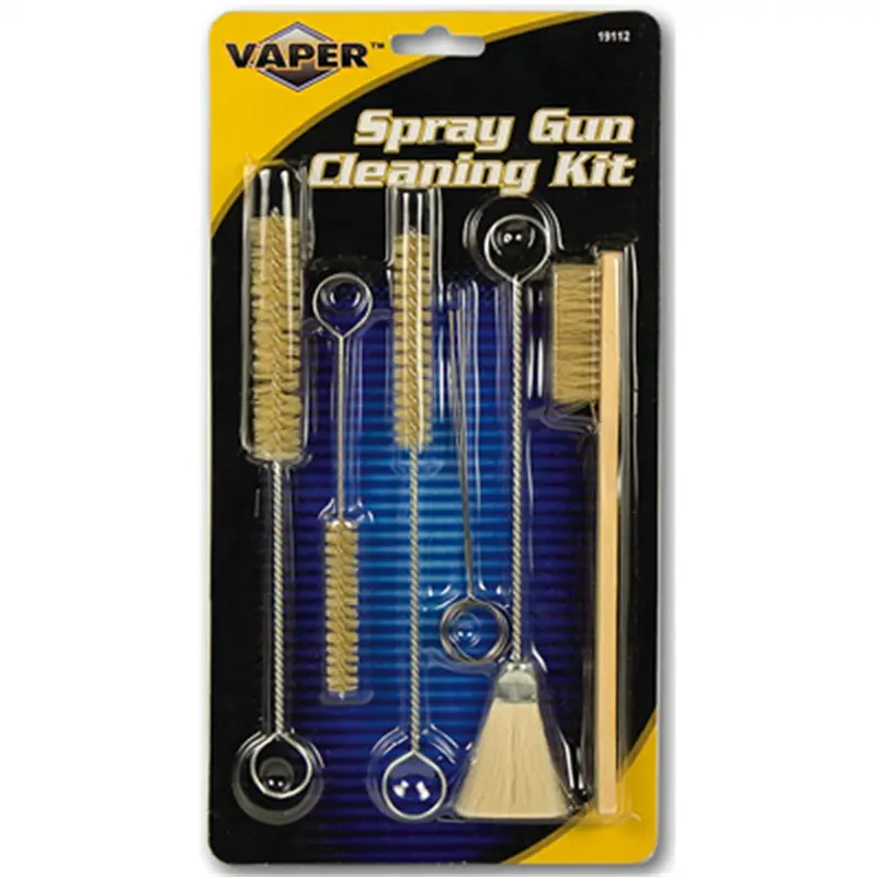 Spray Gun Cleaning Kit, Six Assorted Brushes, Ideal For Cleaning All Types Of Paint Spray Guns Tit19112 Titan 1